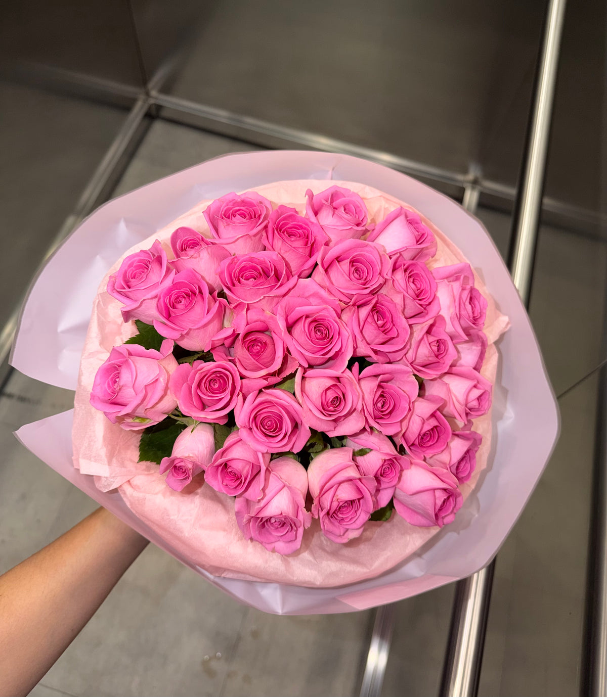 «Pink Romance» – Pink Rose Bouquet | LAST ONE | Ready for pickup/delivery now 🚚