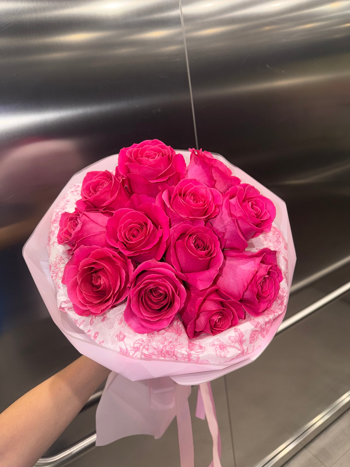 Pink Rose Bouquet | LAST ONE | Ready for pickup/delivery now 🚚