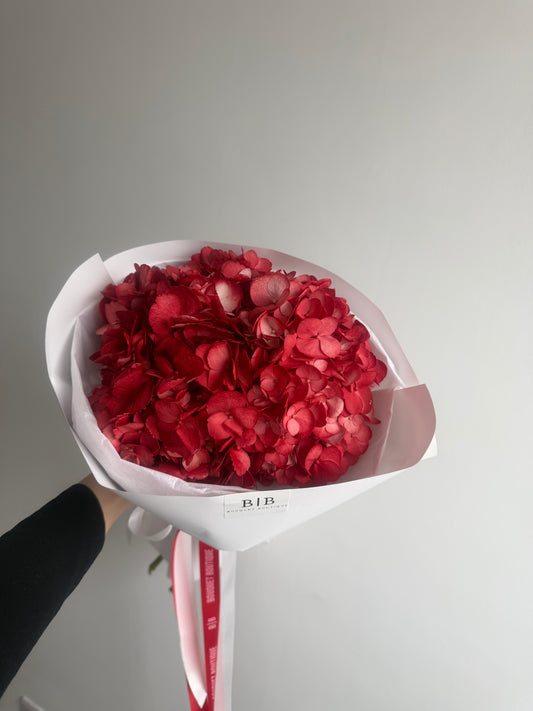 Bouquet of vine-red hydrangeas | Mother's Day Flower Bouquet