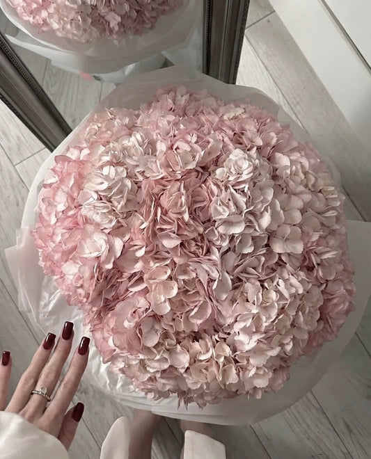 Bouquet of 20 pink hydrangeas| Mother's Day Flower Bouquet