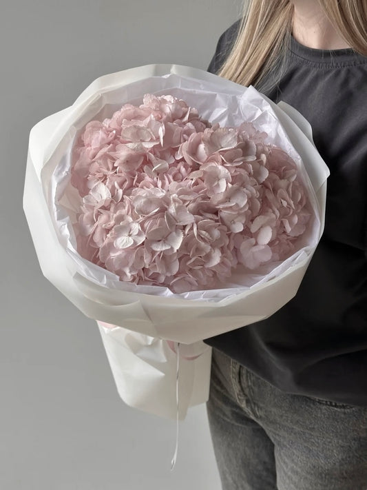 Bouquet of pink hydrangeas | Mother's Day Flower Bouquet