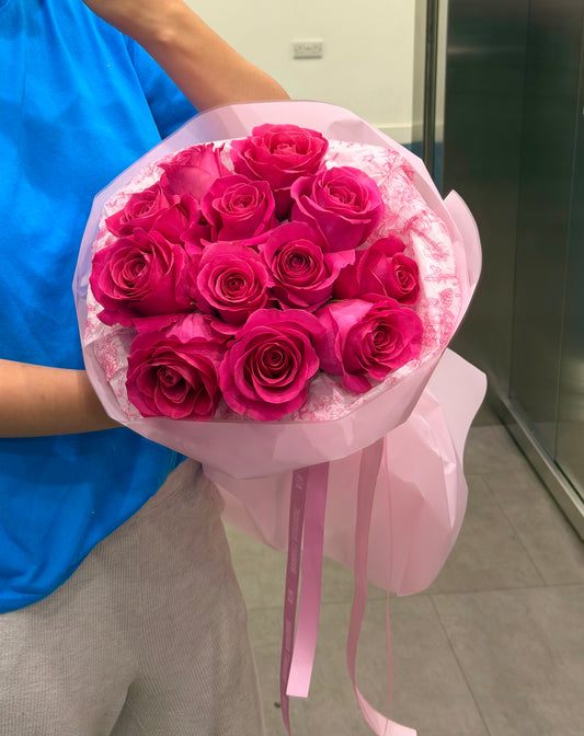Pink Rose Bouquet | LAST ONE | Ready for pickup/delivery now 🚚