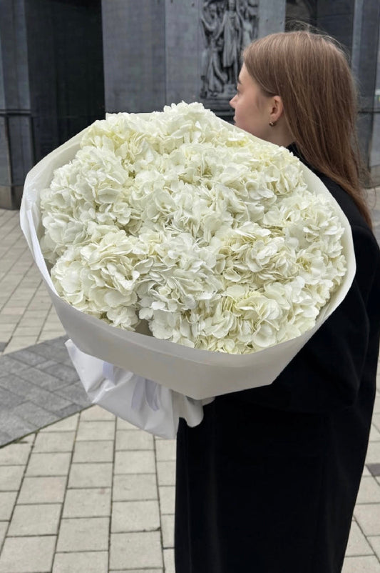 White Hydrangea Bouquet