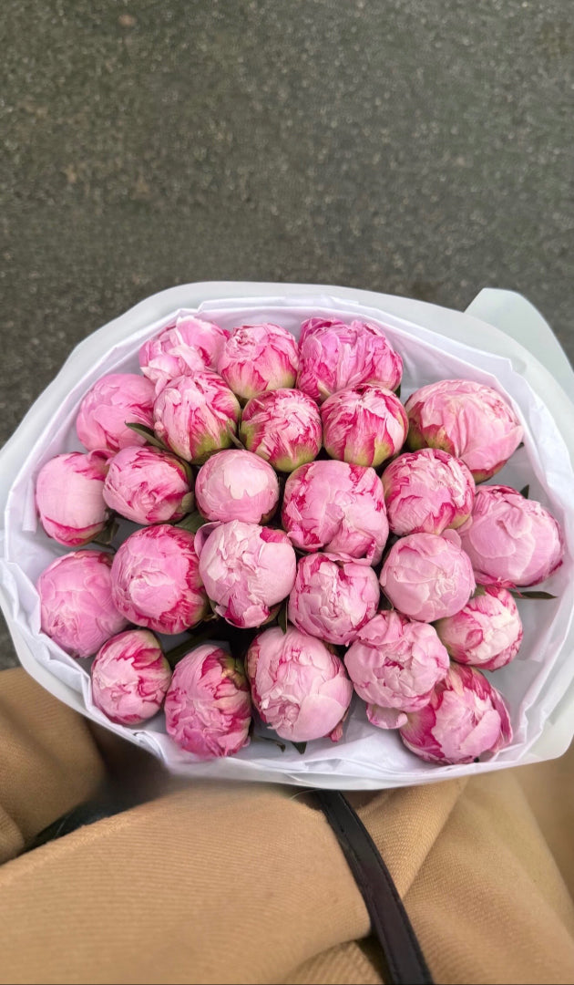 Pink peony flower bouquet for gifting and occasions